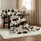 Bubble Faux Fur Blanket