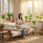 Bubble Faux Fur Blanket