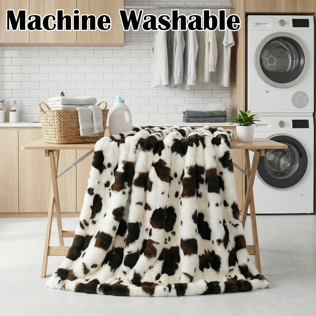 Bubble Faux Fur Blanket