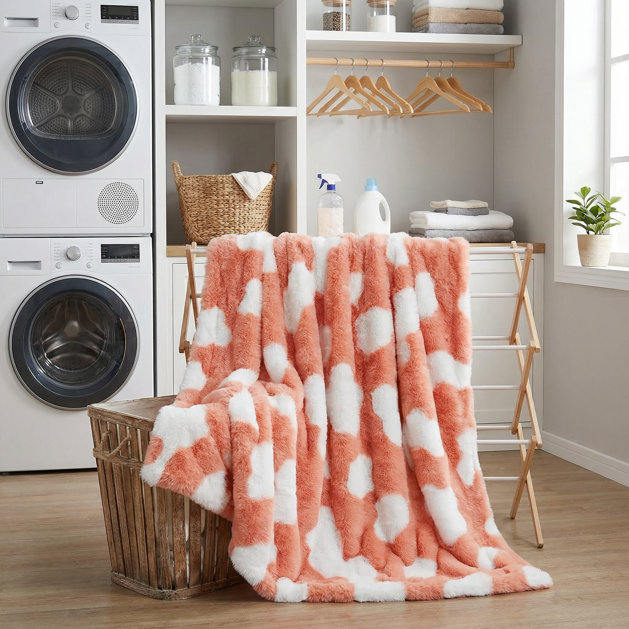 Bubble Faux Fur Blanket