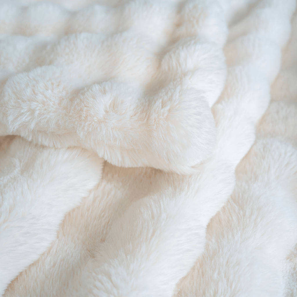 Bubble Faux Fur Blanket