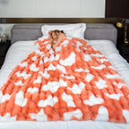 Bubble Faux Fur Blanket