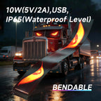 Programmable LED Sign Devil Eyes Display for Windshield with Customizable DIY Scrolling Text Patterns Animations