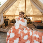 Bubble Faux Fur Blanket