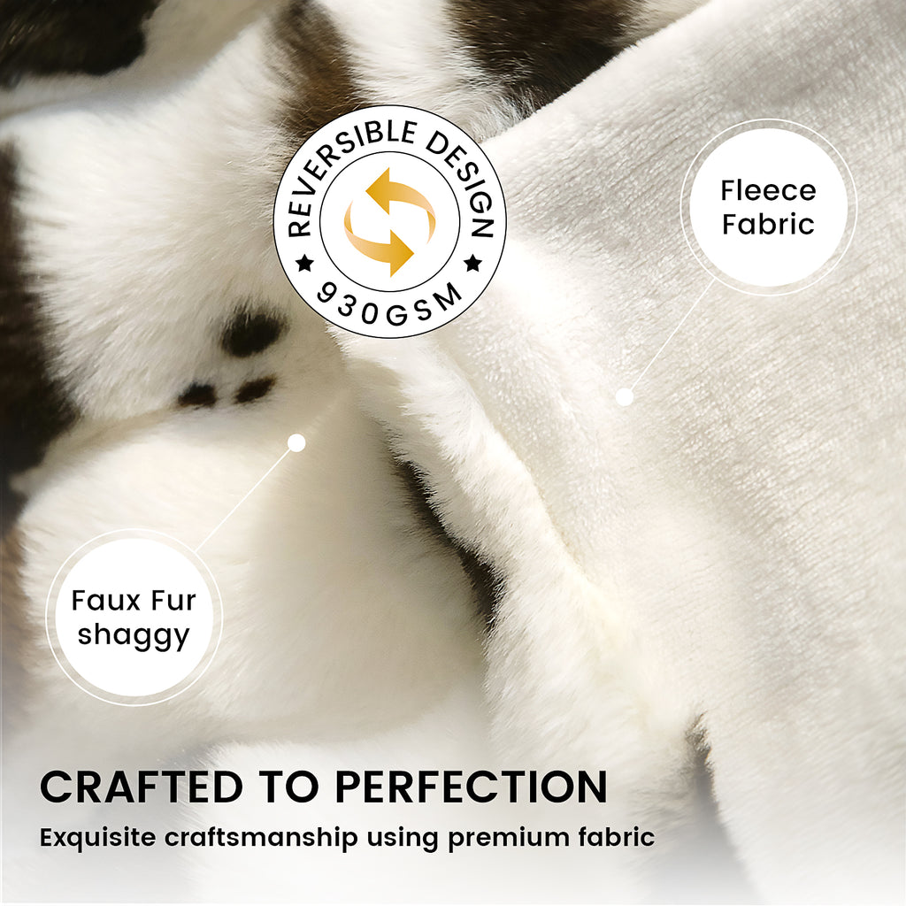 Bubble Faux Fur Blanket