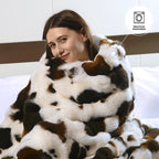 Bubble Faux Fur Blanket