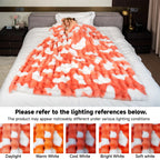 Bubble Faux Fur Blanket