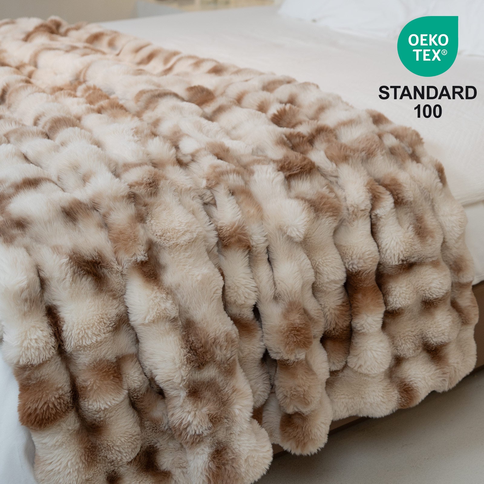 Bubble Faux Fur Blanket
