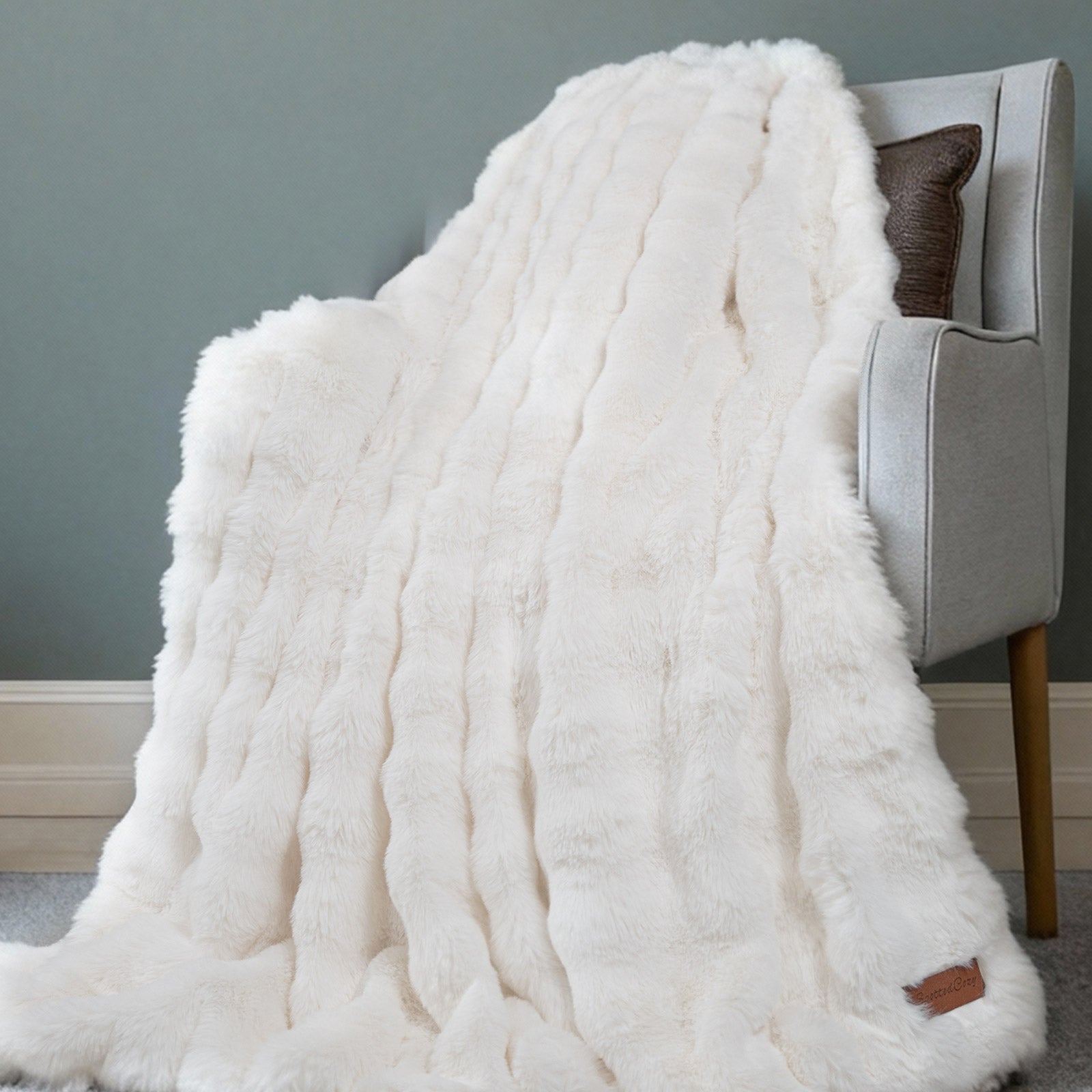 Bubble Faux Fur Blanket