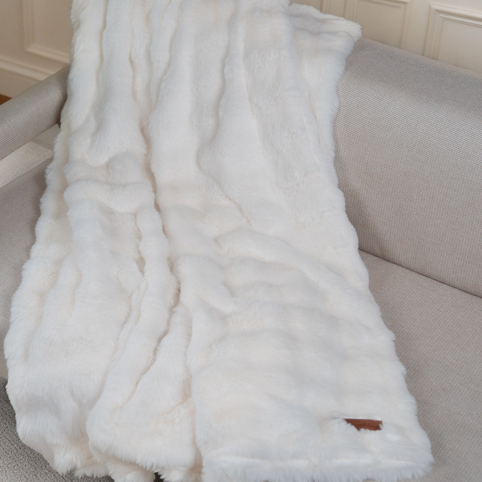 Bubble Faux Fur Blanket