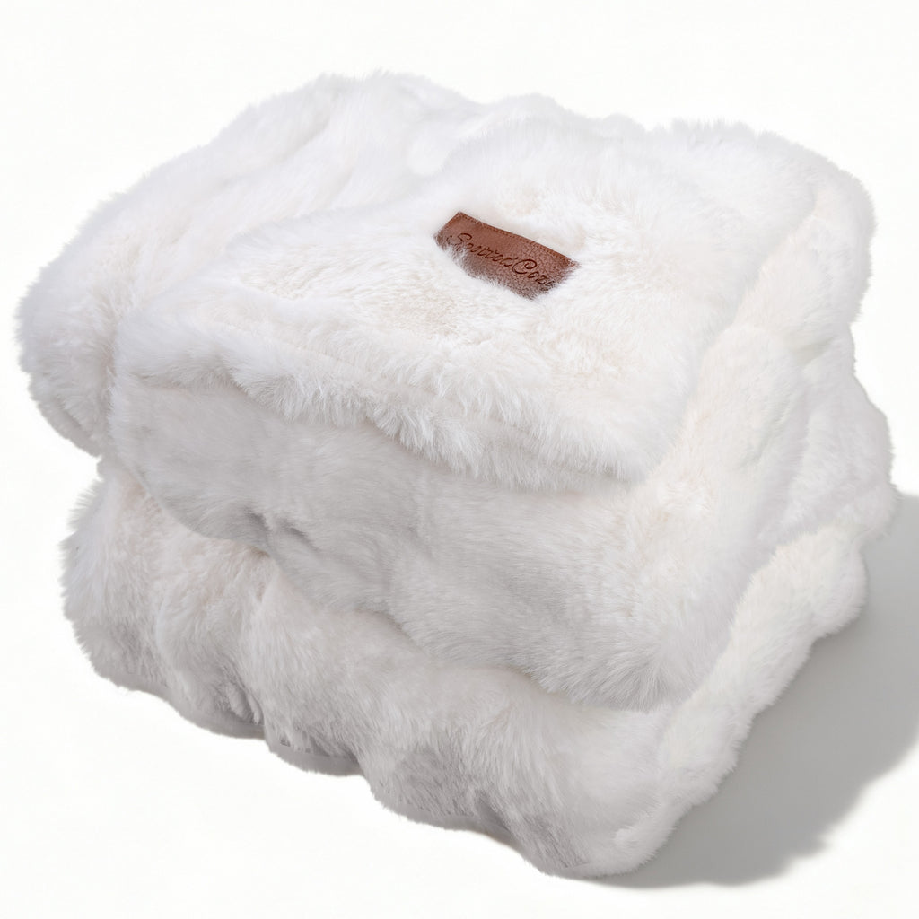 Bubble Faux Fur Blanket