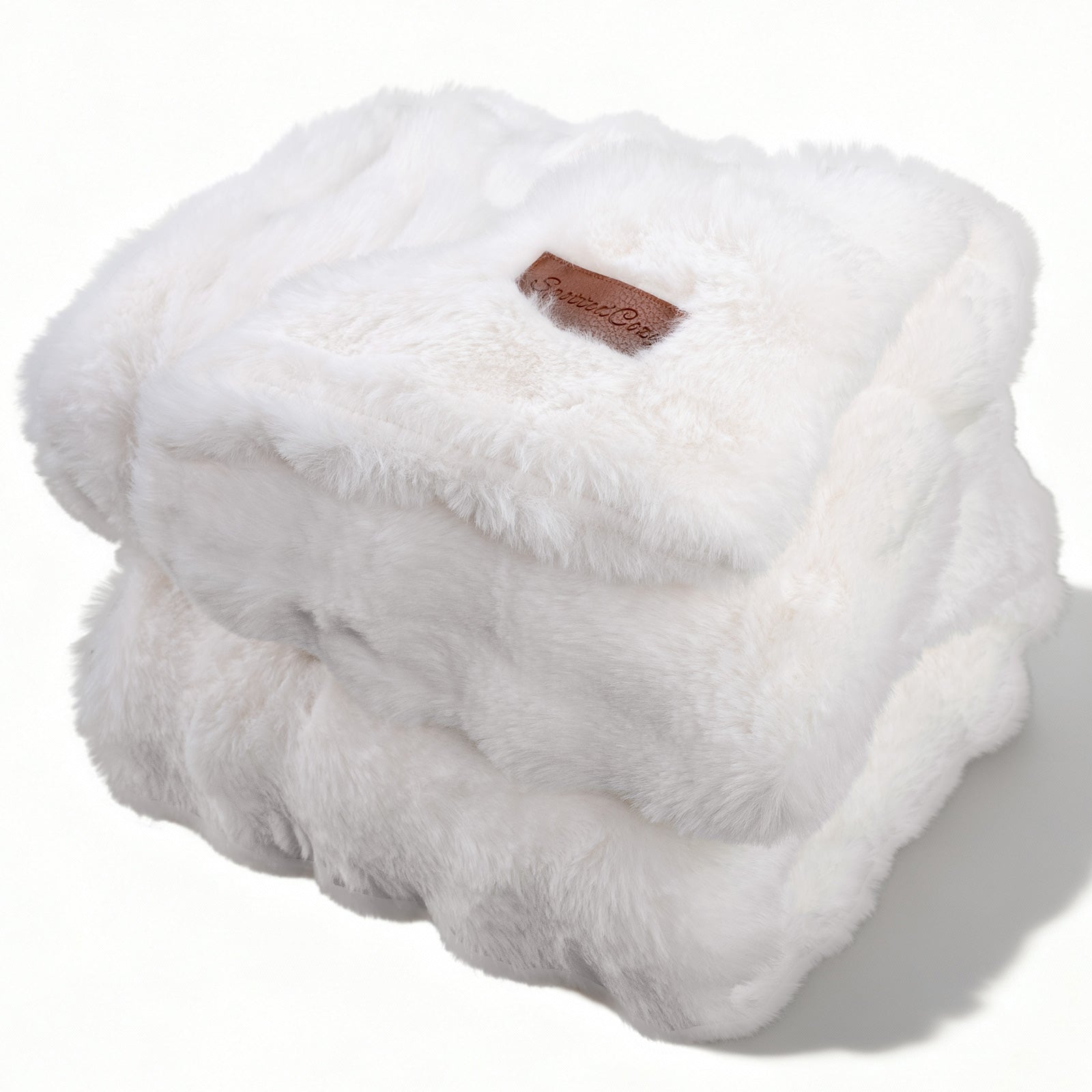 Bubble Faux Fur Blanket