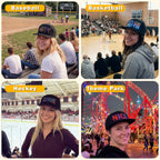 MasterAkoh Programmable LED Hat, DIY Customizable LED Scrolling Messages Display Light Up Hat