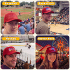 MasterAkoh LED Programmable Baseball Cap with Bluetooth App Control Scrolling Message Display Light Up Hat, Customizable Text Animation Pattern Display for Adult Unisex, Rechargeable Curved Brim