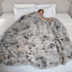 Bubble Faux Fur Blanket