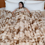 Bubble Faux Fur Blanket
